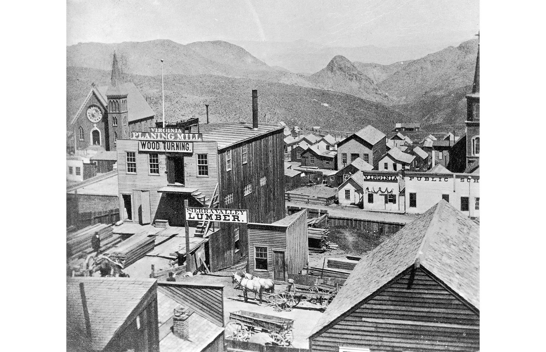 c.1870: Virginia City, Nevada